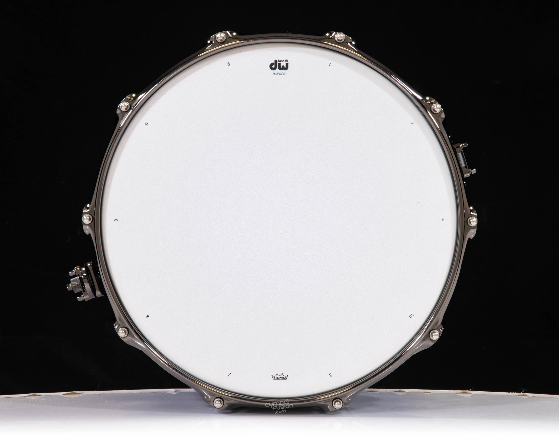 DW Collector's Maple 8x14 Snare - Purple Glass w/ Black Nickel