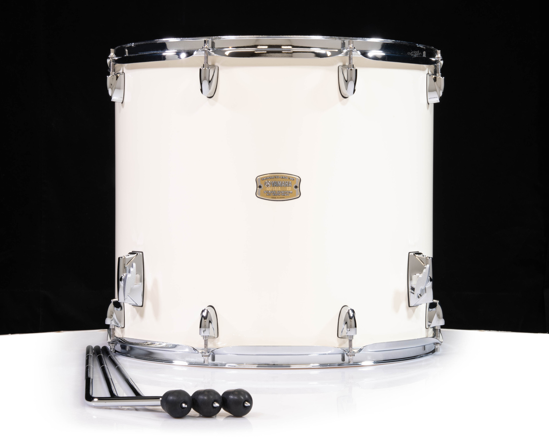 Yamaha Stage Custom 18x16 Floor Tom Classic White - CymbalFusion.com