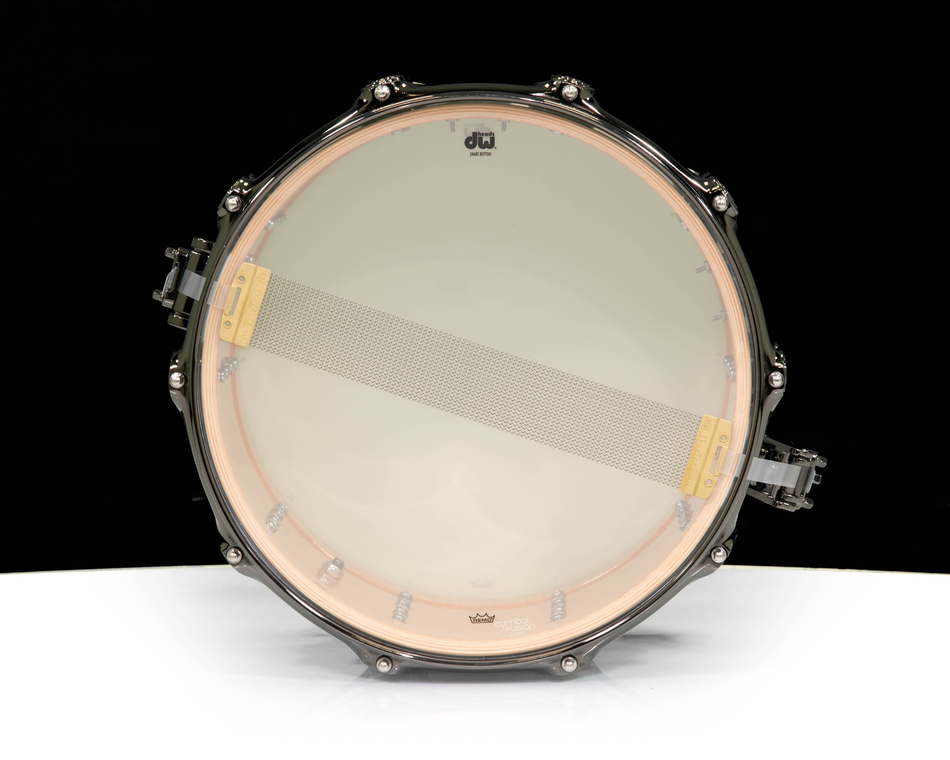 DW Collector's 8x14 SSC Maple Snare - White Lacquer w/Black Nickel
