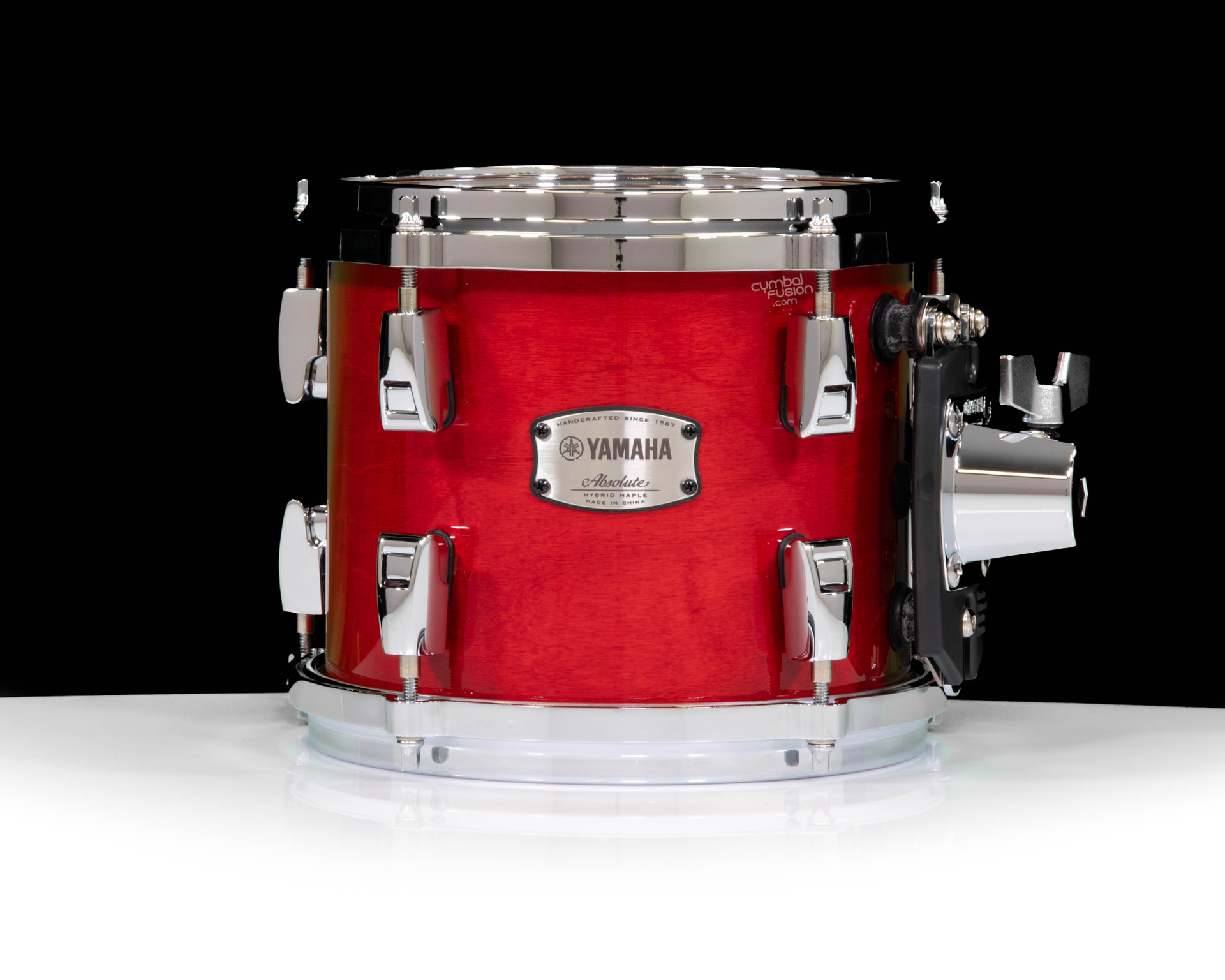 Yamaha Absolute Hybrid Maple 8x7 Tom - Red Autumn - CymbalFusion.com