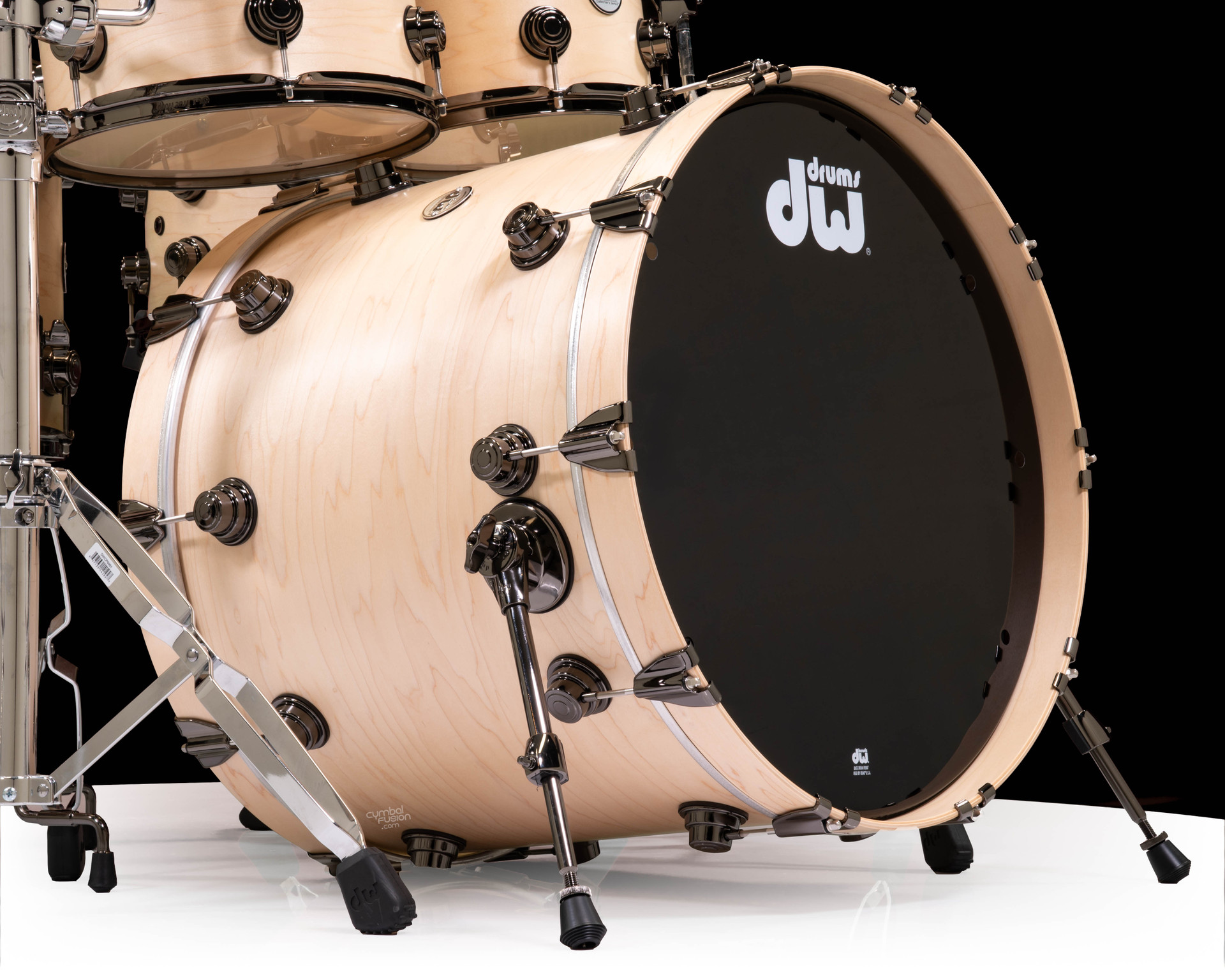 DW Collector's 6pc SSC Maple Kit - Natural Satin Oil w/Black