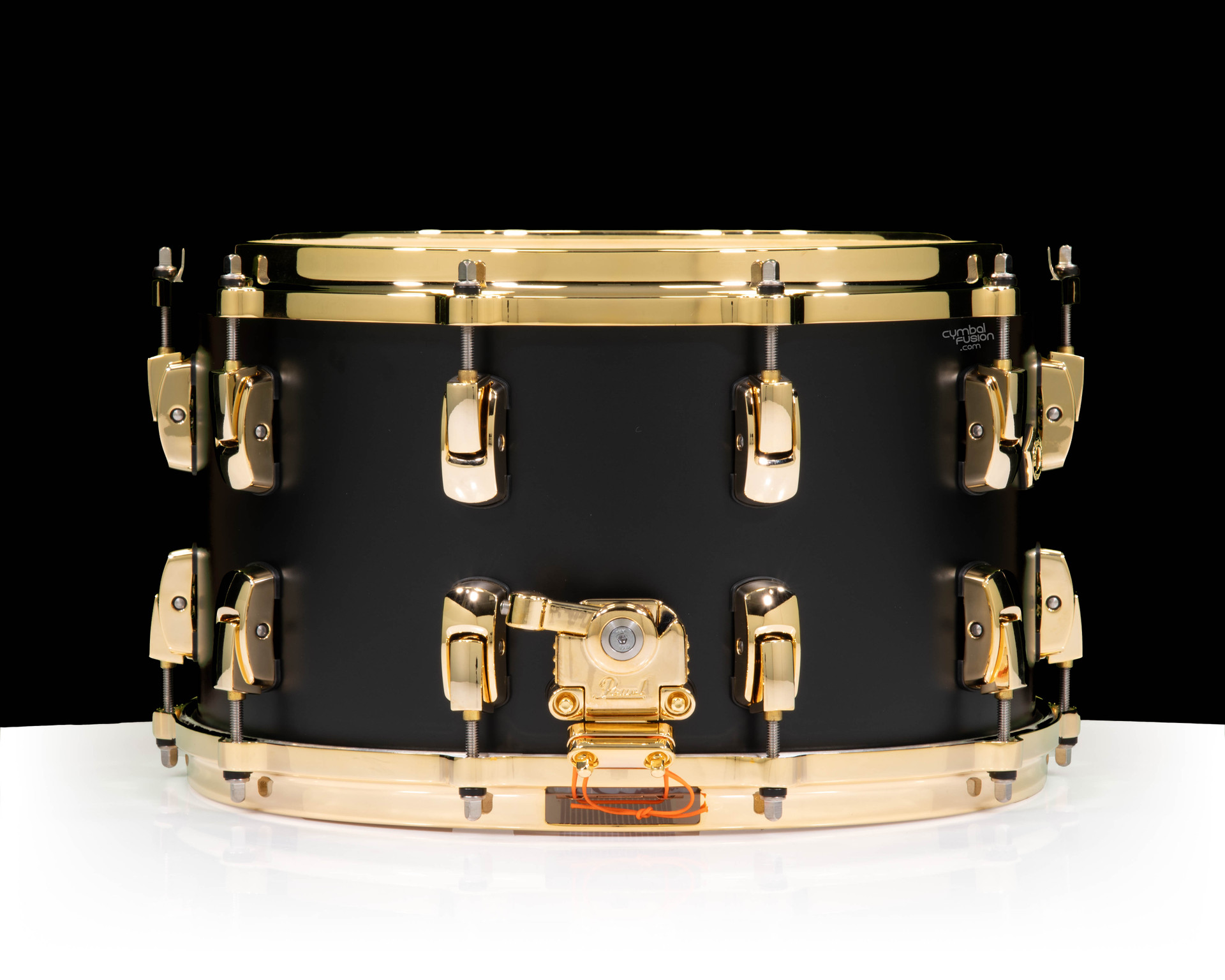 メイメイ 14点セット Pearl Masterworks 14x8 Stadium Shell Snare Drum - Matte Black w