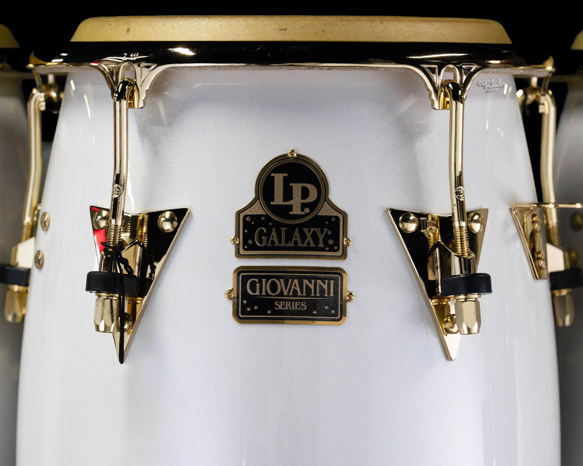 LP Limited Edition Mango Conga Set - Pearl White w/ Gold