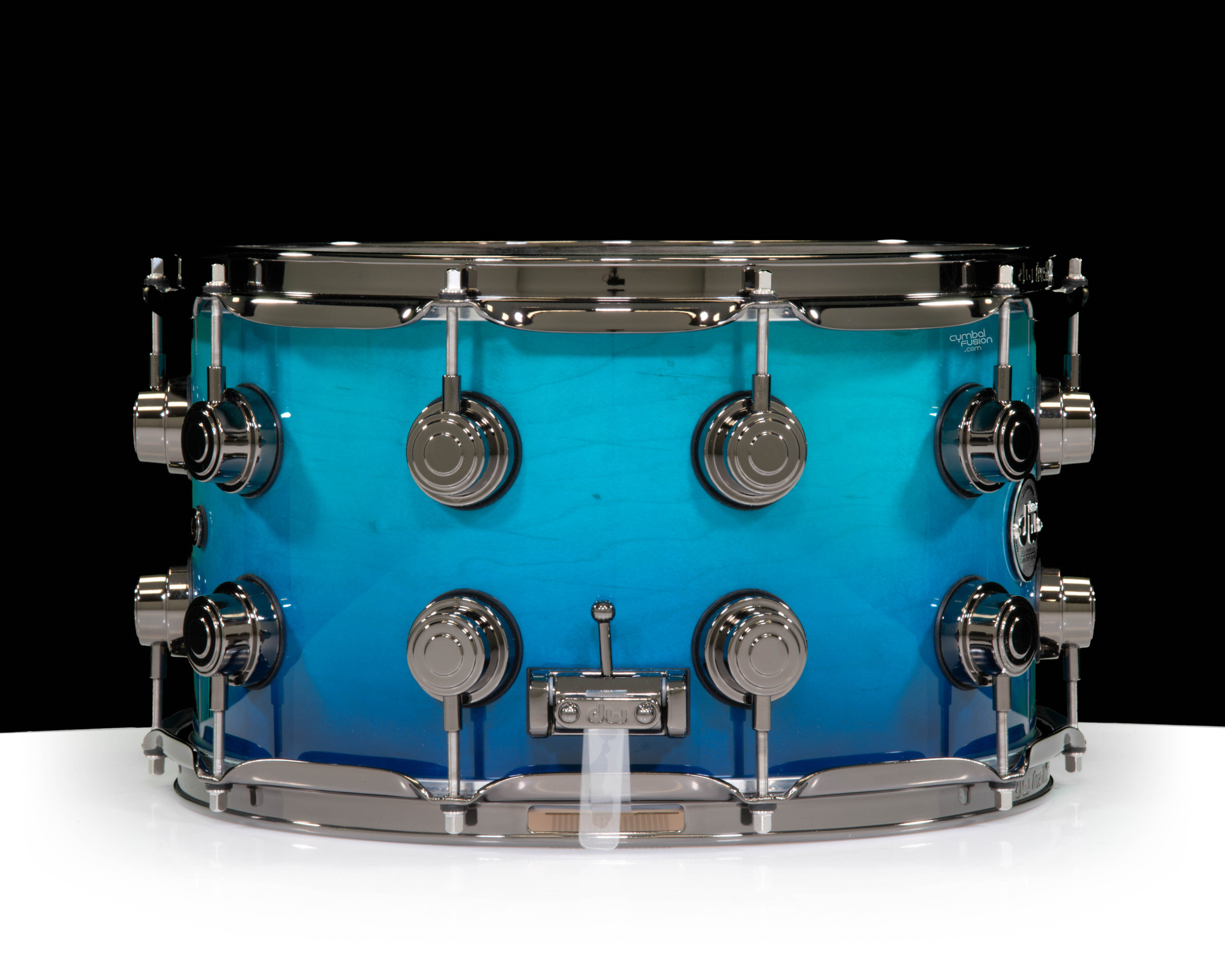 DW Collector's SSC Maple 8x14 Snare - Electric Blue to Pale Regal