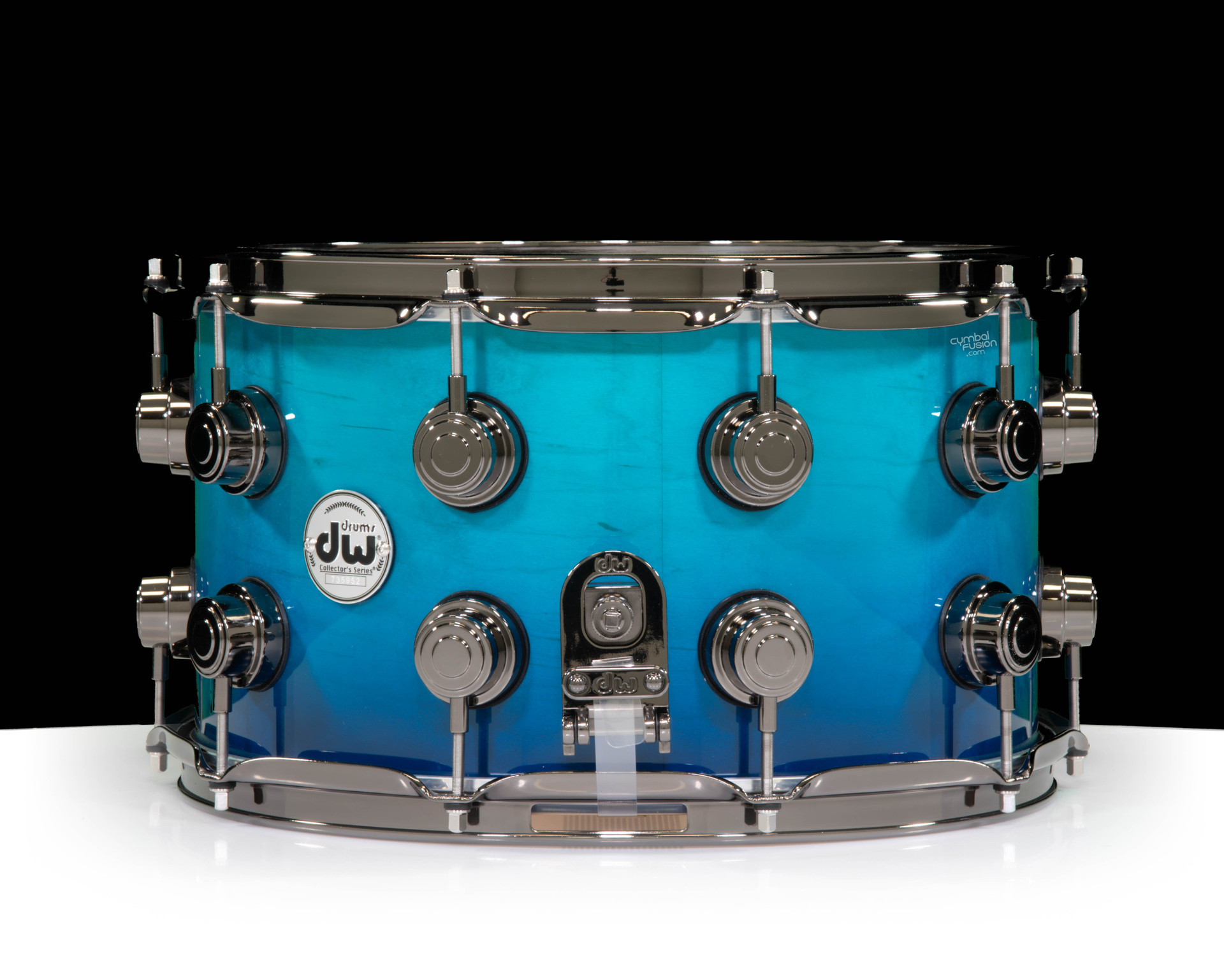 DW Collector's SSC Maple 8x14 Snare - Electric Blue to Pale Regal