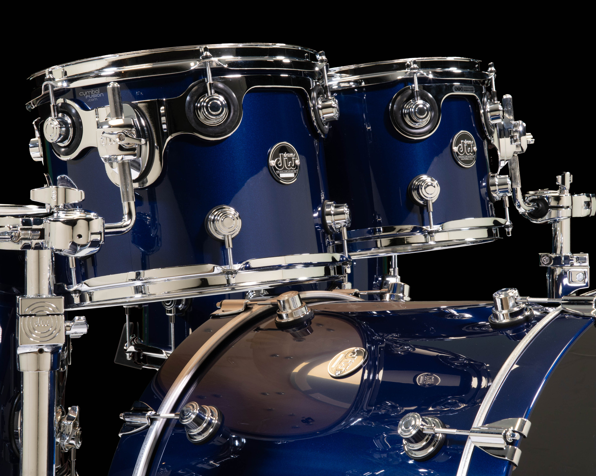 DW Performance 6pc Roadster Blue Metallic 10/12/14/16/22/14SD