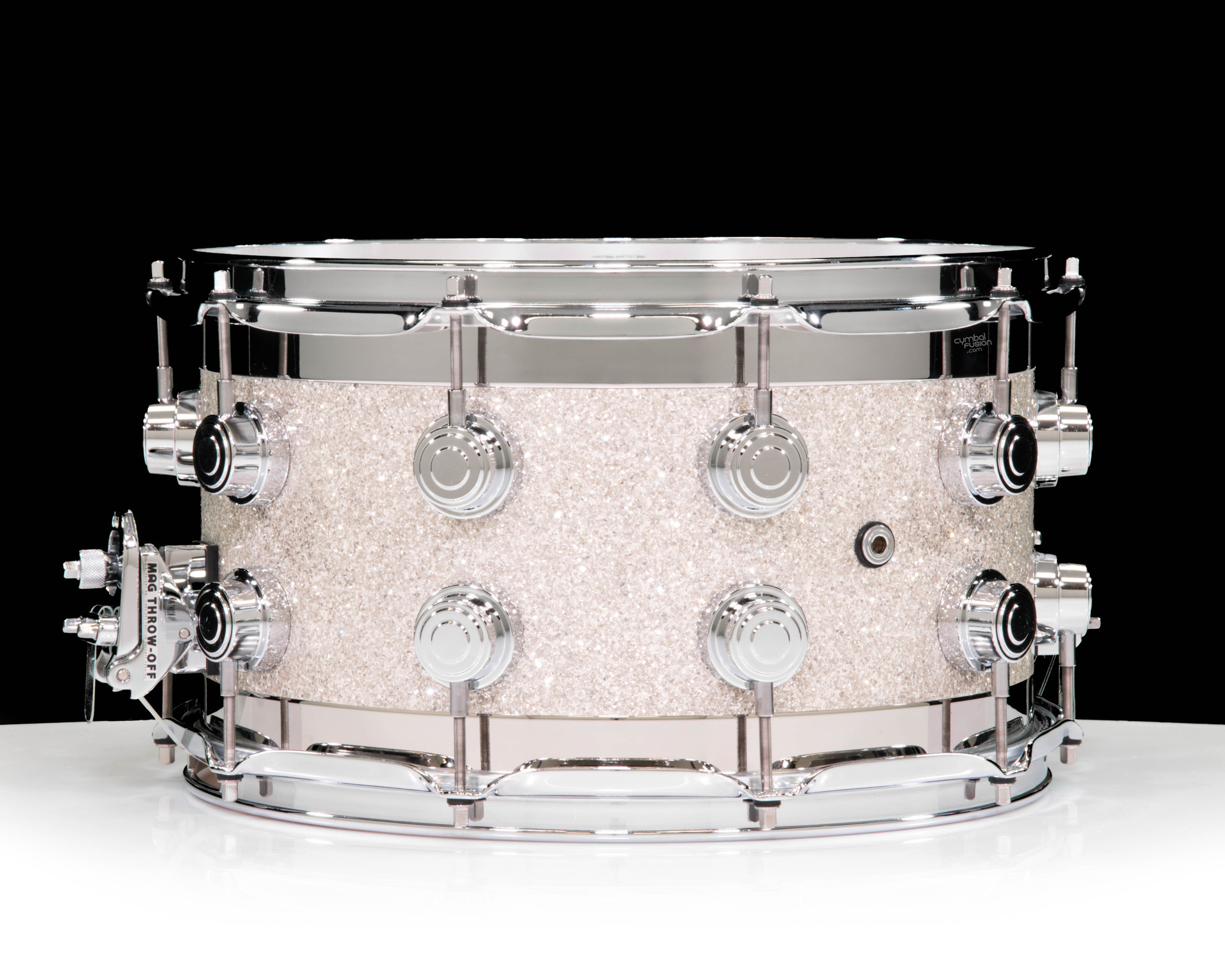 週末限定特価 メゾンスペシャル レイヤリングダブルブレステッド プライムオーバー DW Collector's Series 8x14 Maple Edge Snare - Broken Glass w