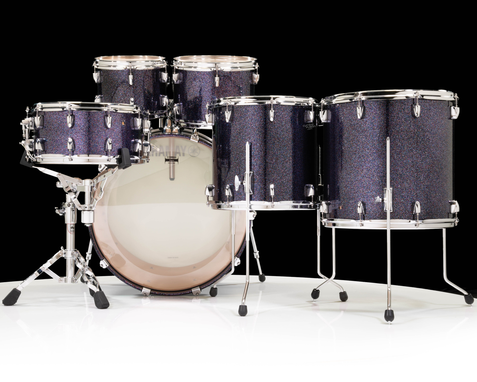 Yamaha Tour Custom 6pc Kit - Confetti Sparkle - Custom Lacquer