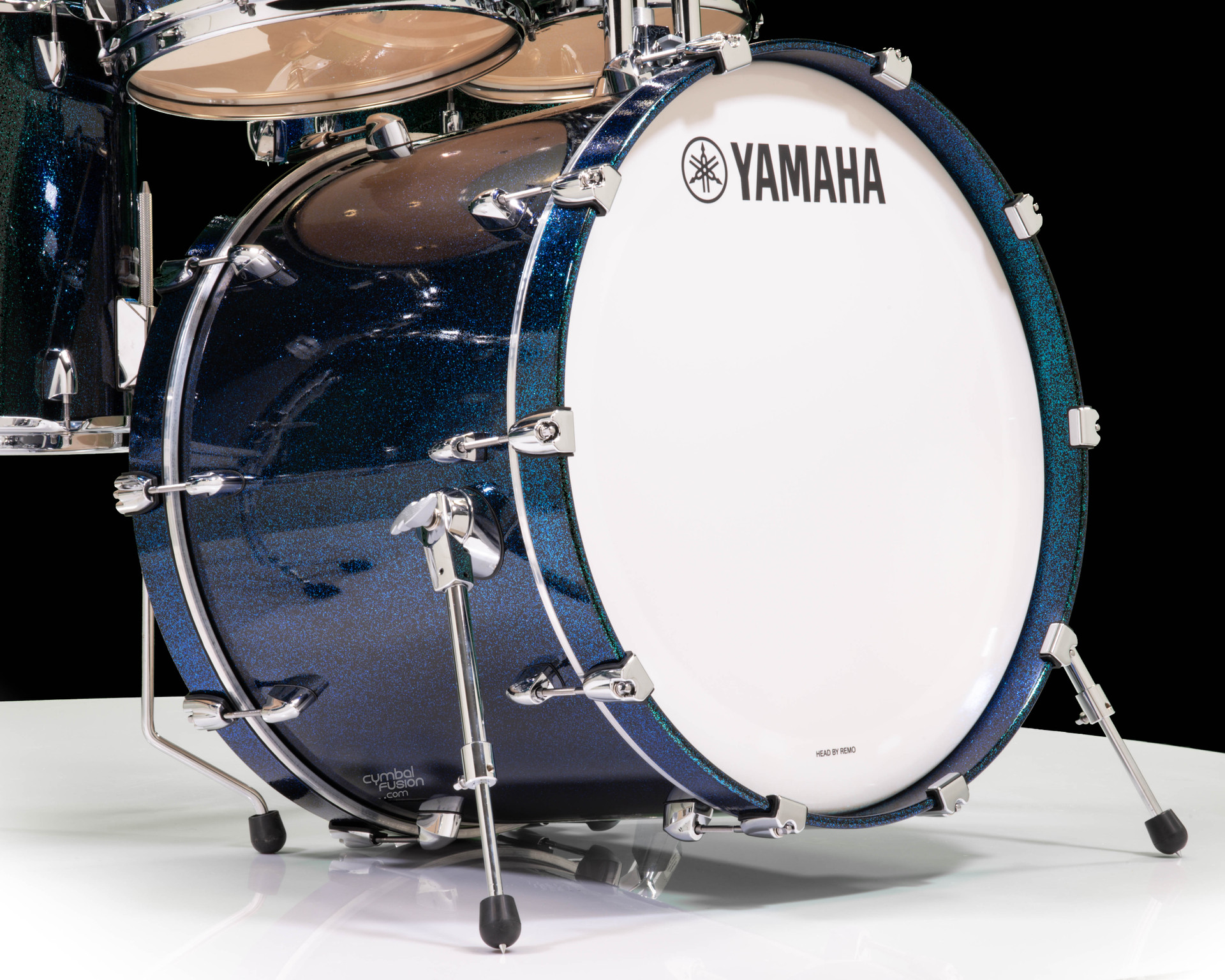 Yamaha Tour Custom 6pc Kit - Mean Green Sparkle - Custom Lacquer