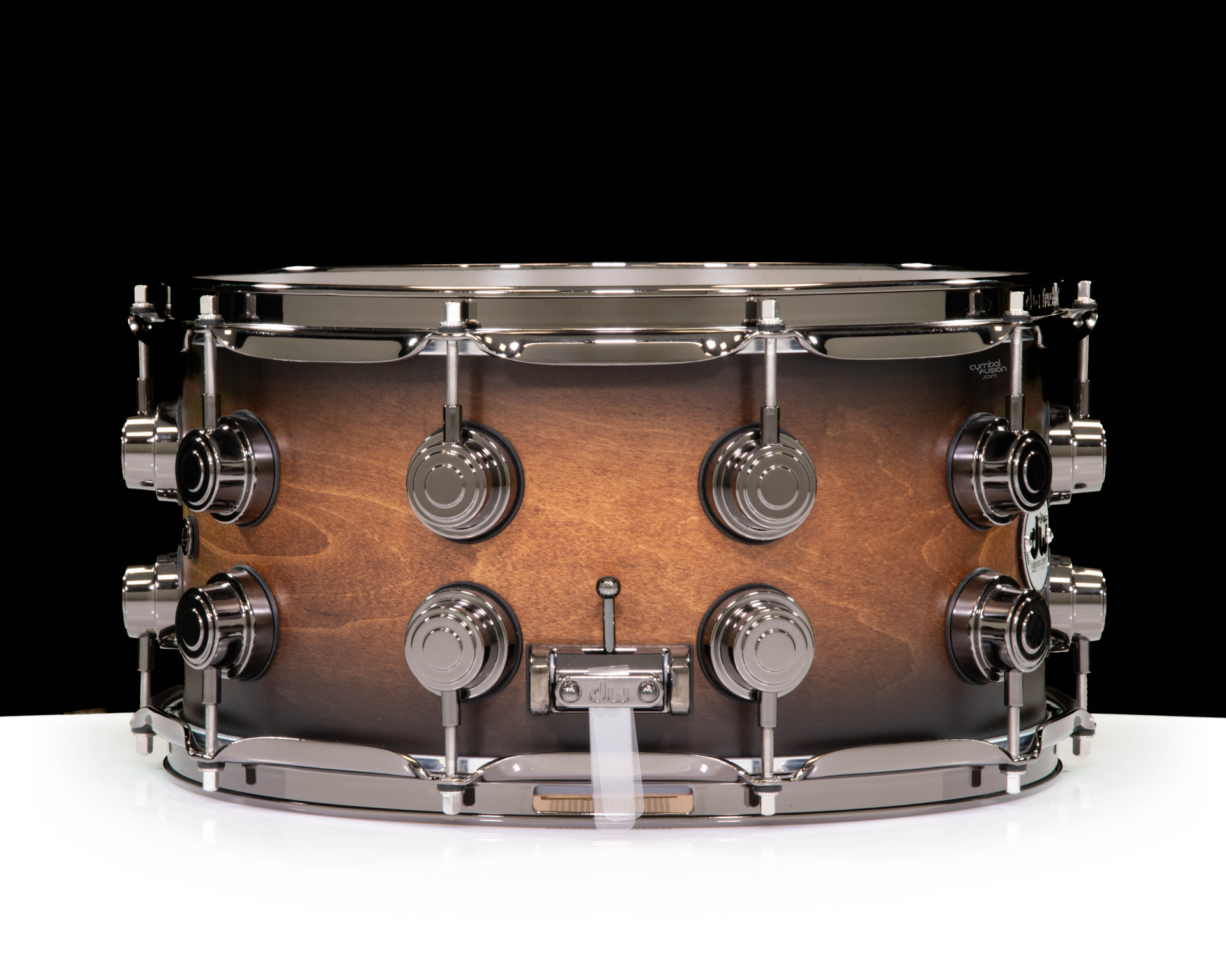 DW Collector's 7x14 Maple SSC Snare Drum - Honey to Ebony Burst