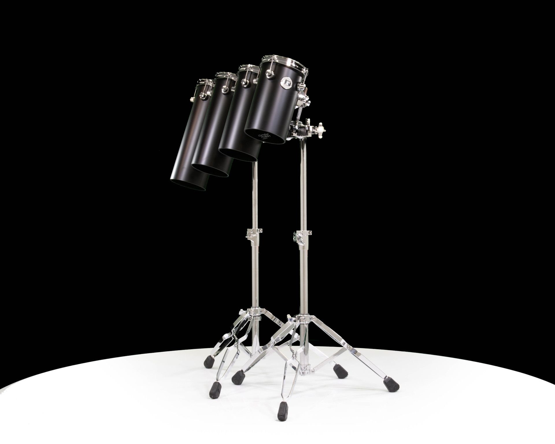 DW Design Series Clear Acrylic Rata Tom Set 10/12/14/16