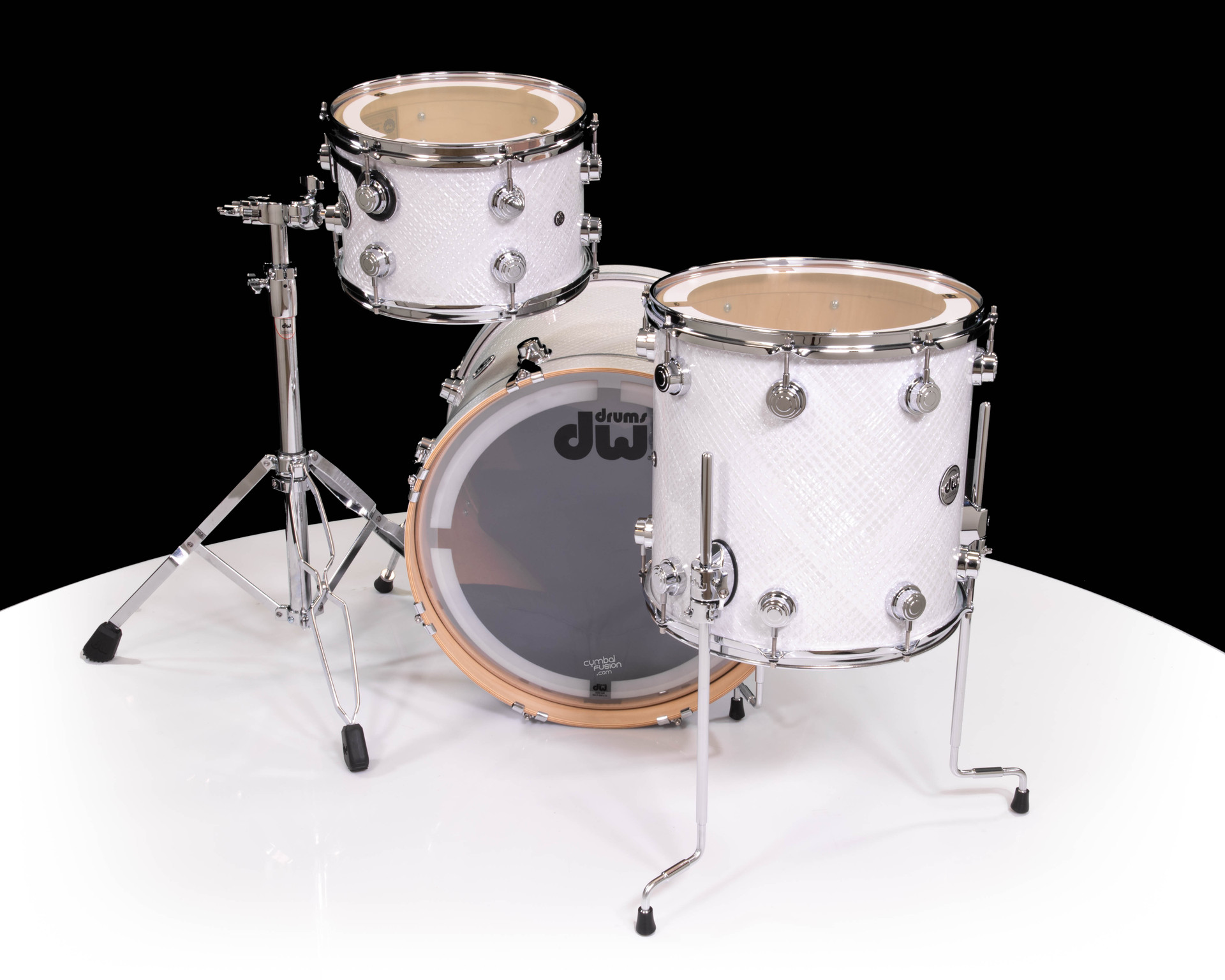 DW Collector's 3pc Maple Kit - White Crystal