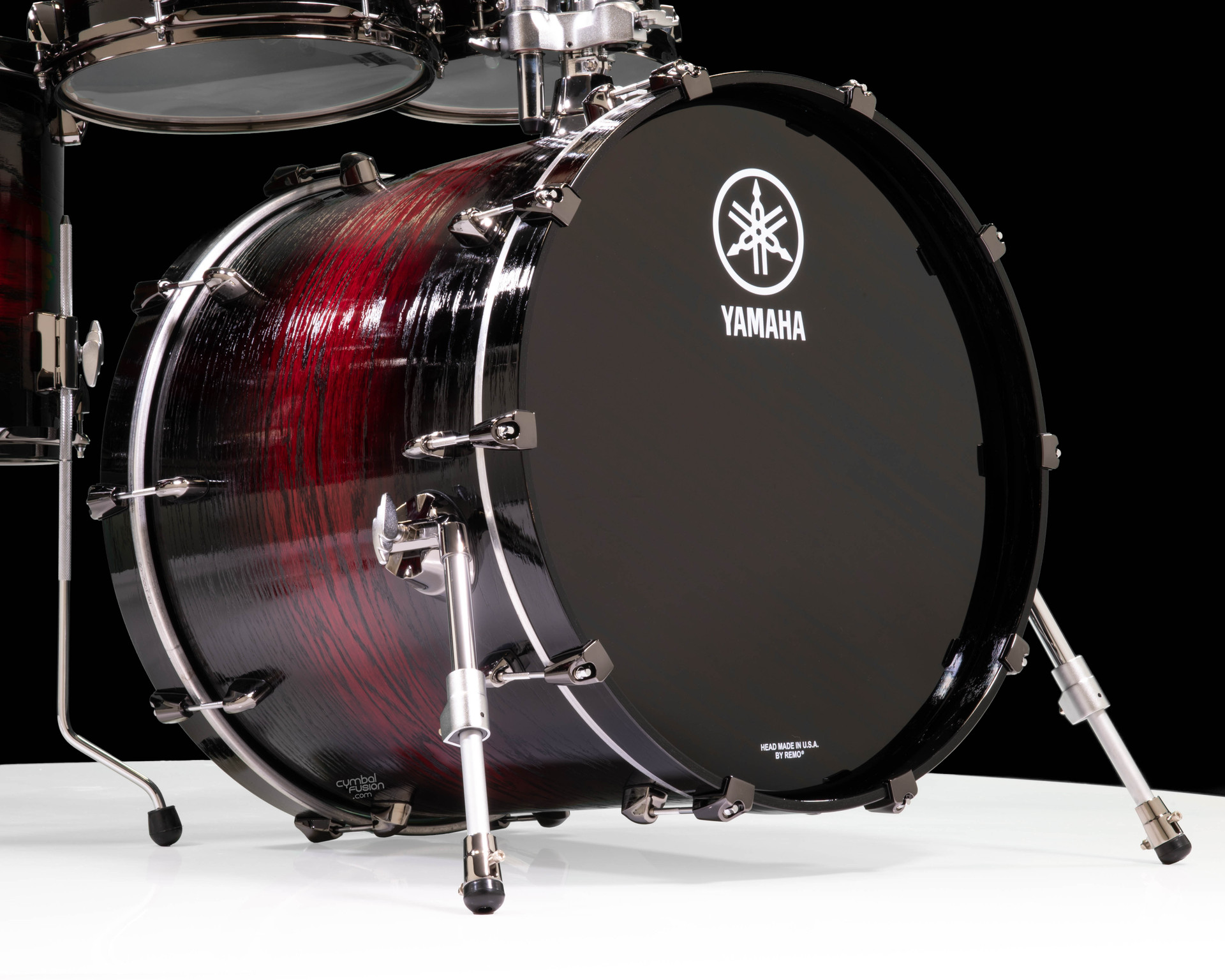 Yamaha Live Custom Hybrid Oak 5pc Demo - Uzu Magma Sunburst