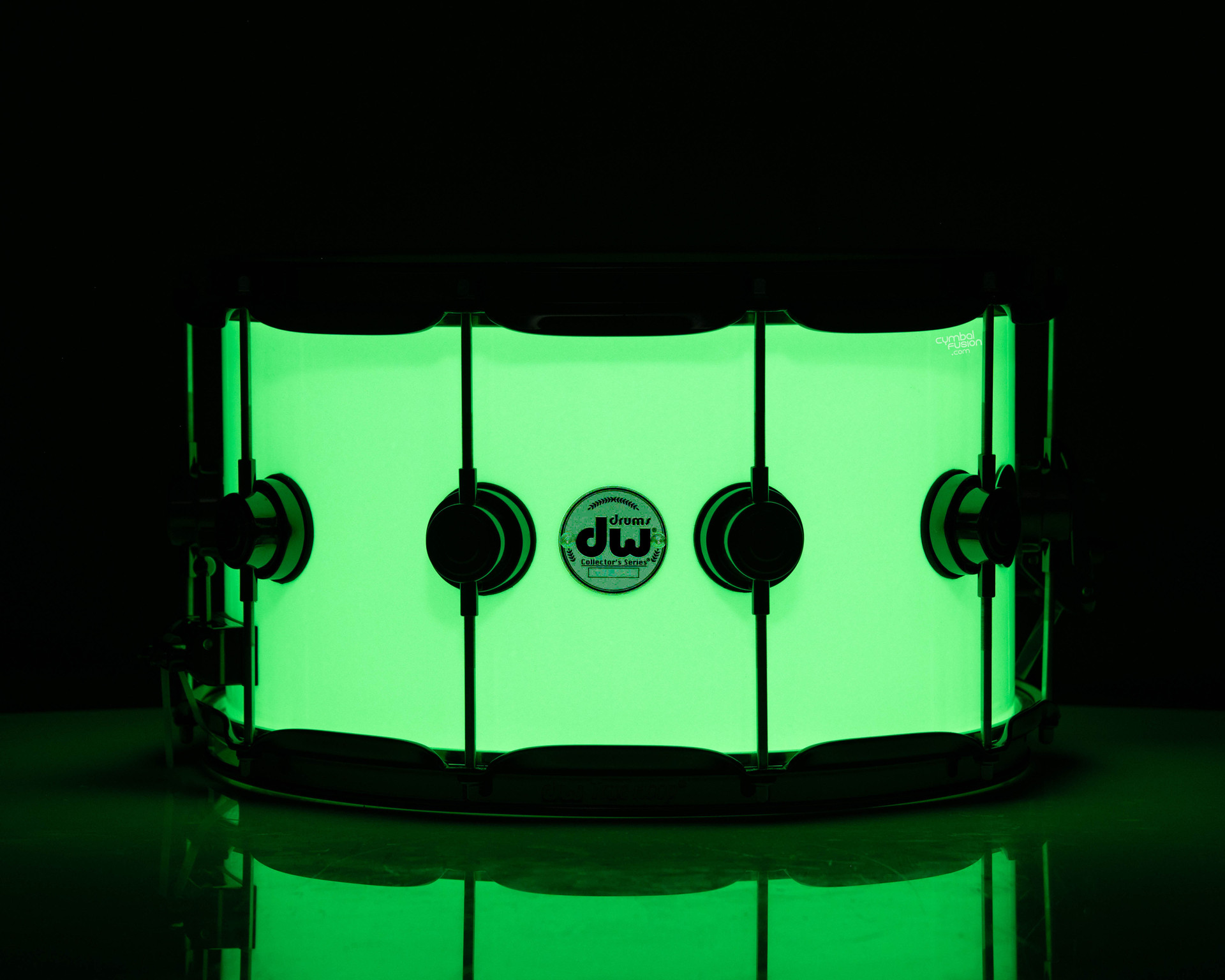 DW Collector's Acrylic 8x14 Snare - Glow-in-the-Dark