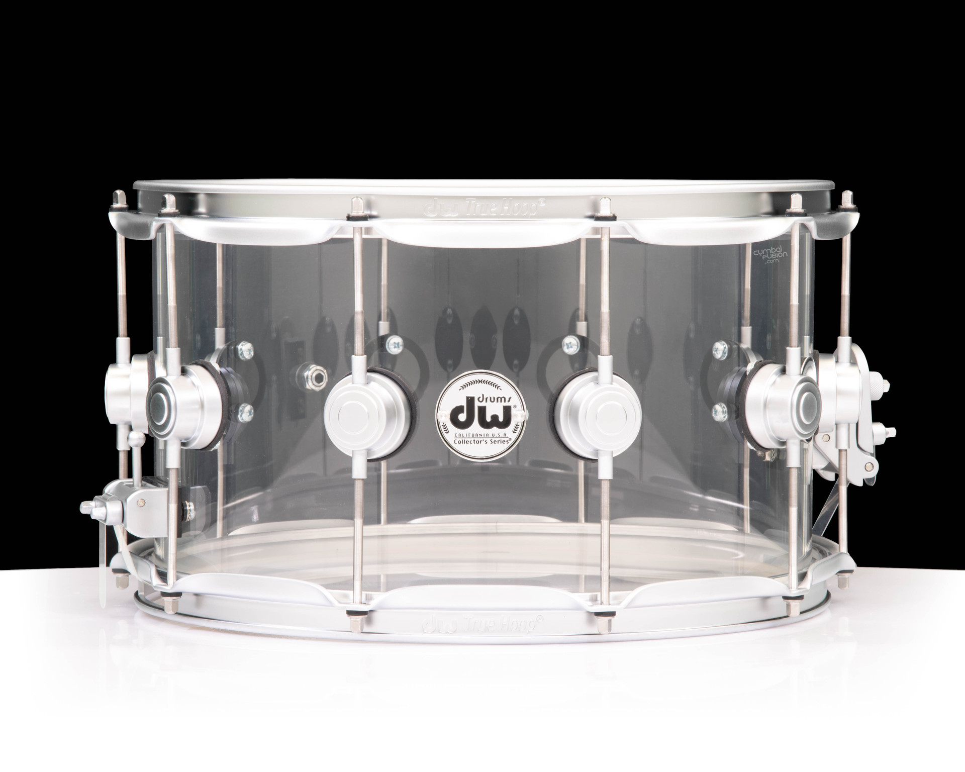 DW Collector's Anniversary Acrylic 8x14 Snare - Satin Chrome