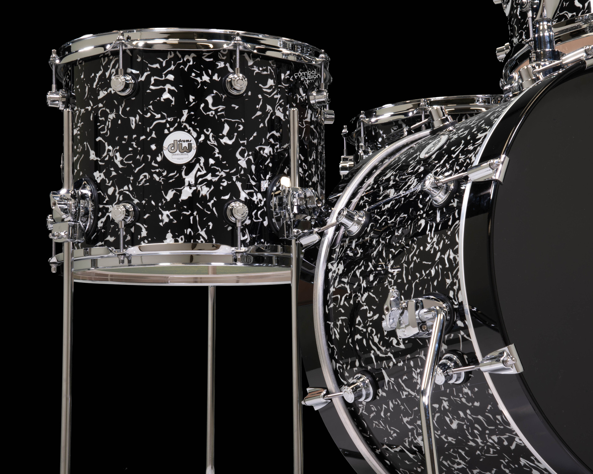 DW Design Series 4pc Frequent Flyer Kit - Black Lightning