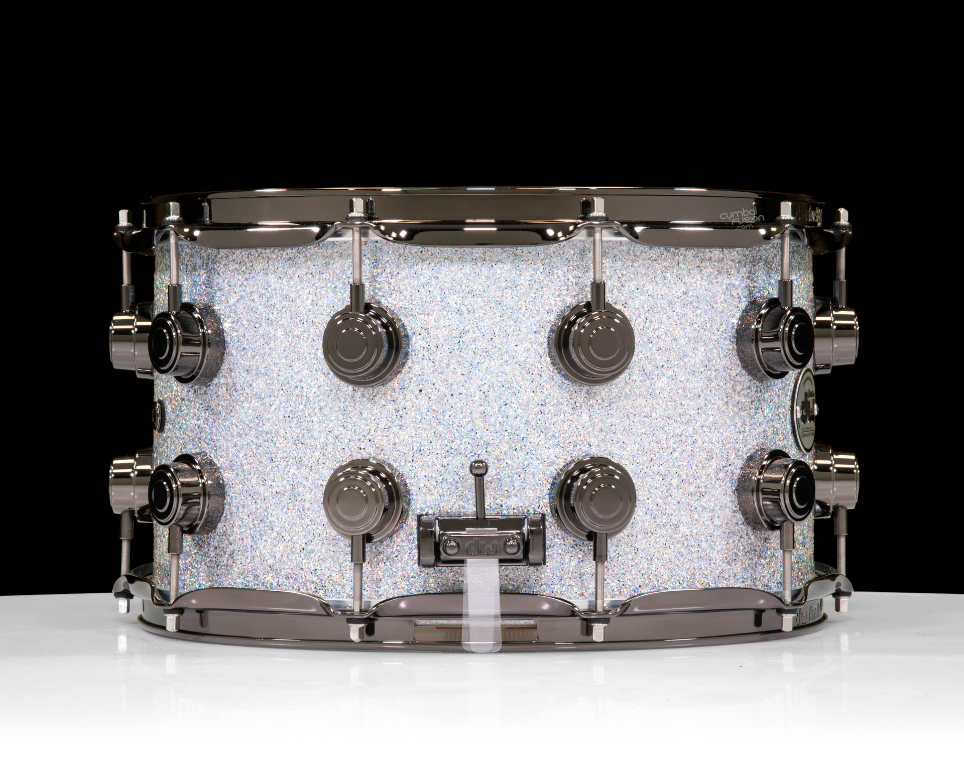 DW Collector's 8x14 SSC Diamond Nebula Snare - Black Nickel