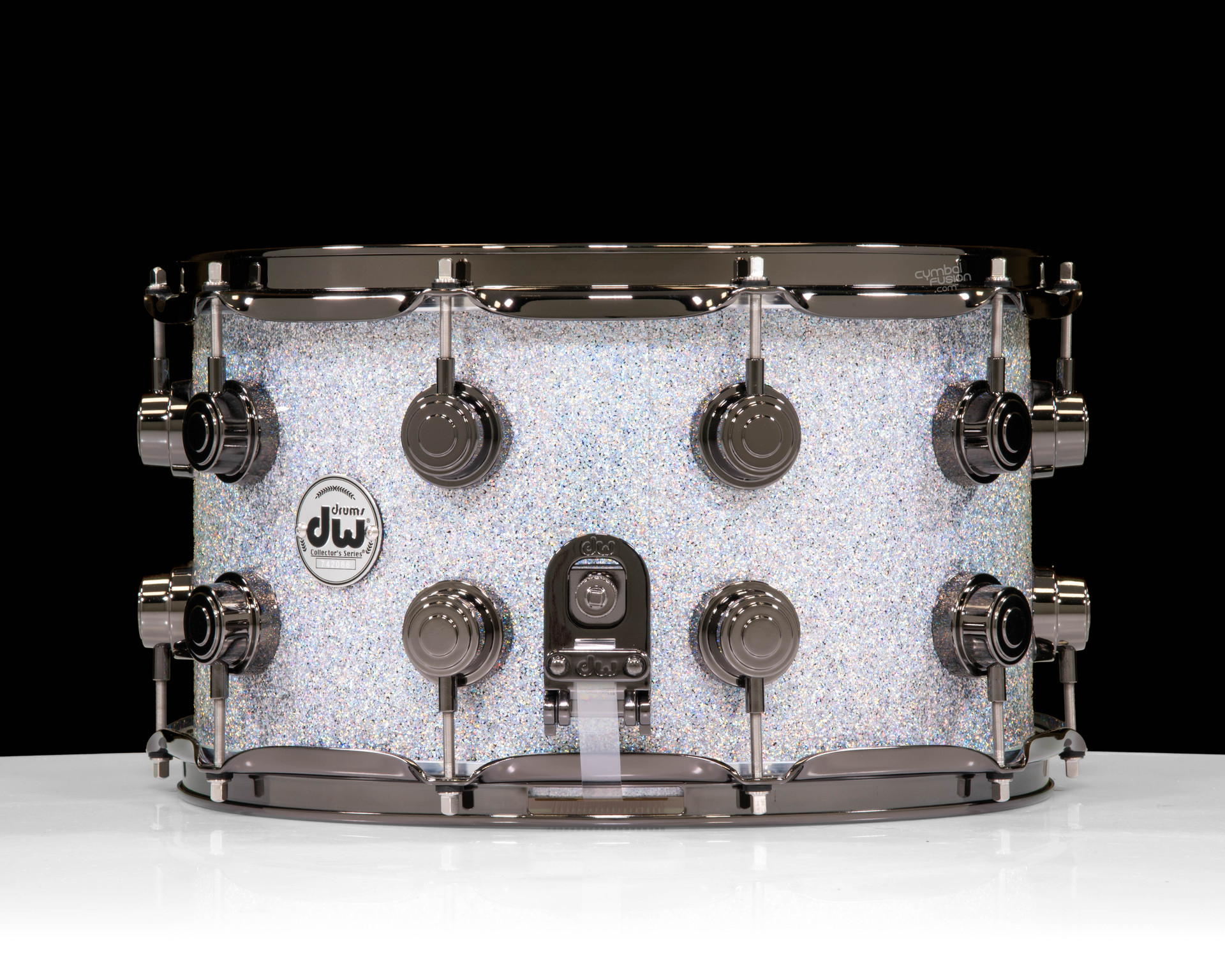 DW Collector's 8x14 SSC Diamond Nebula Snare - Black Nickel