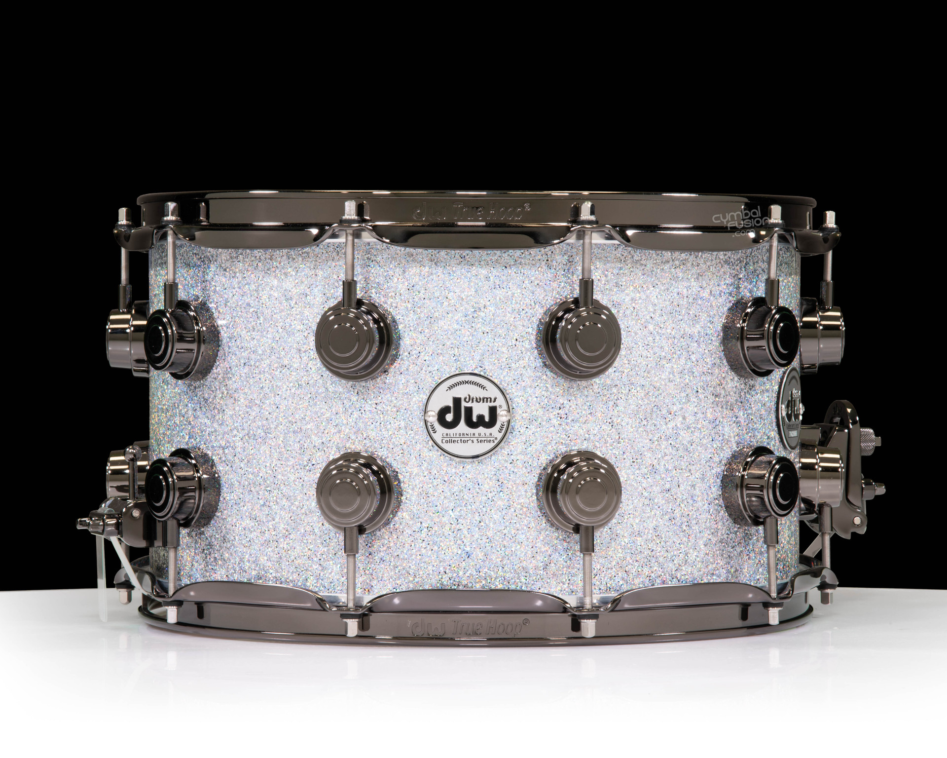 DW Collector's 8x14 SSC Diamond Nebula Snare - Black Nickel