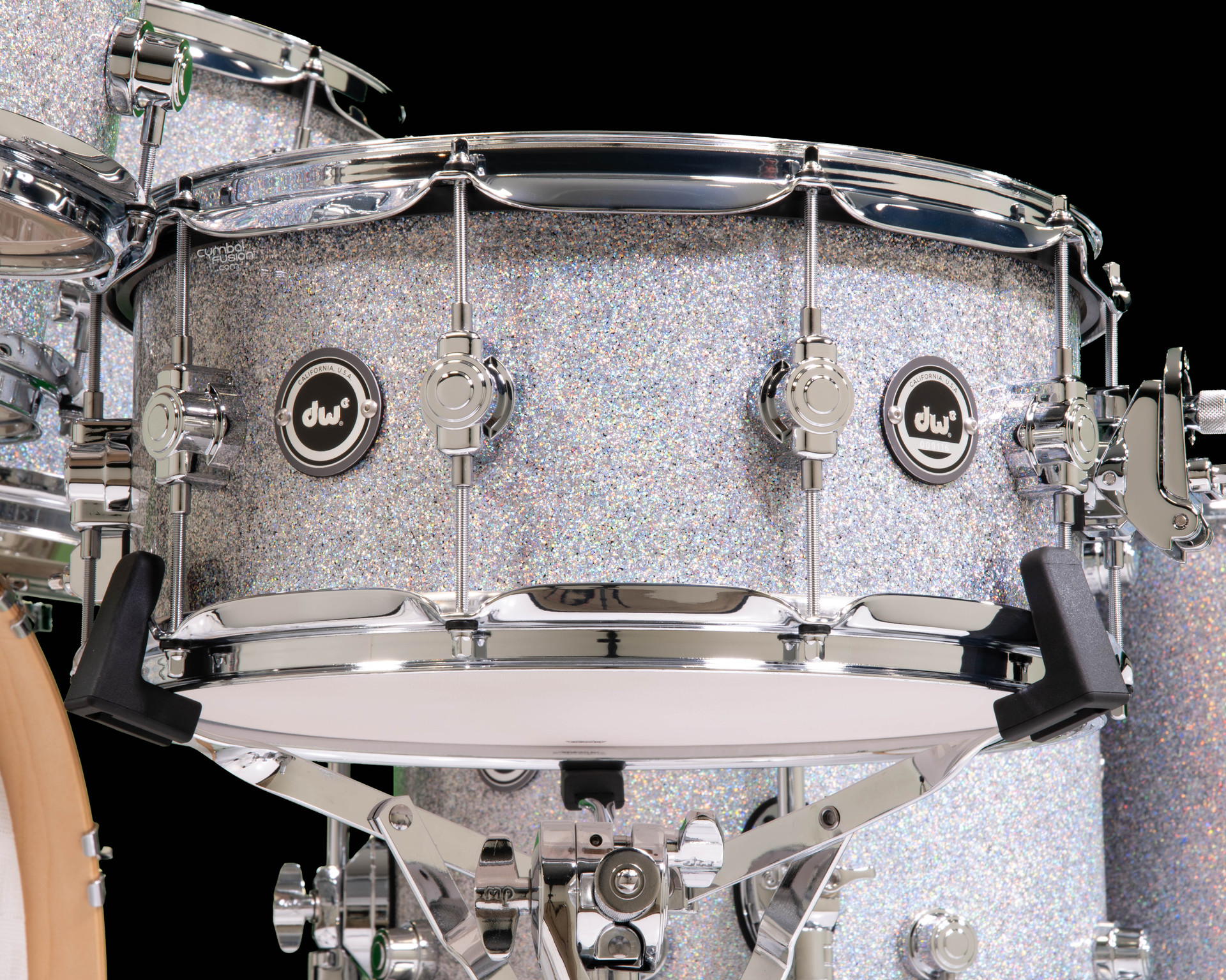 DWe 7pc Diamond Nebula Complete Set with Hardware and Roland Cymbals
