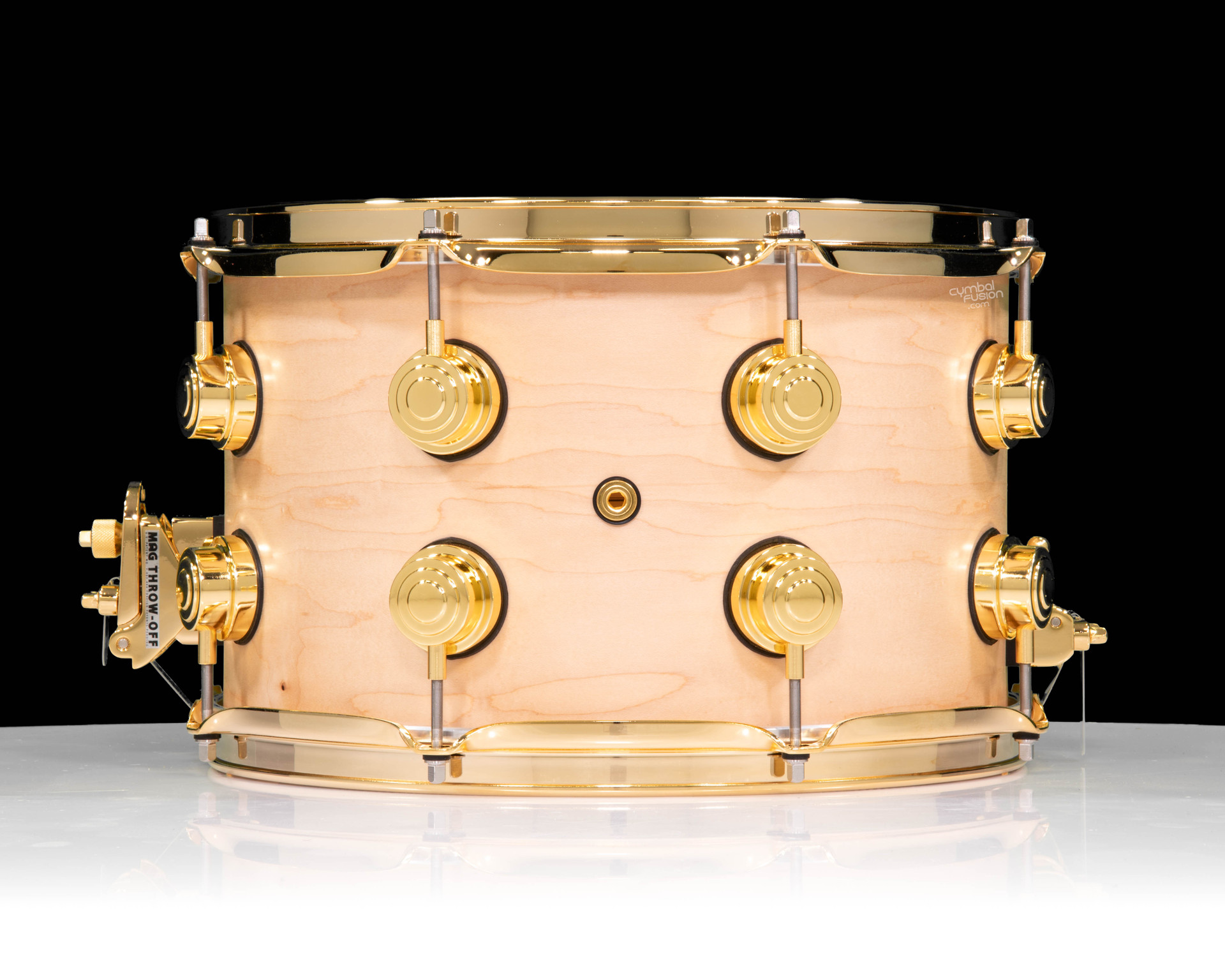 DW Collector's Series 8x13 Snare Drum - Natural Satin Oil with
