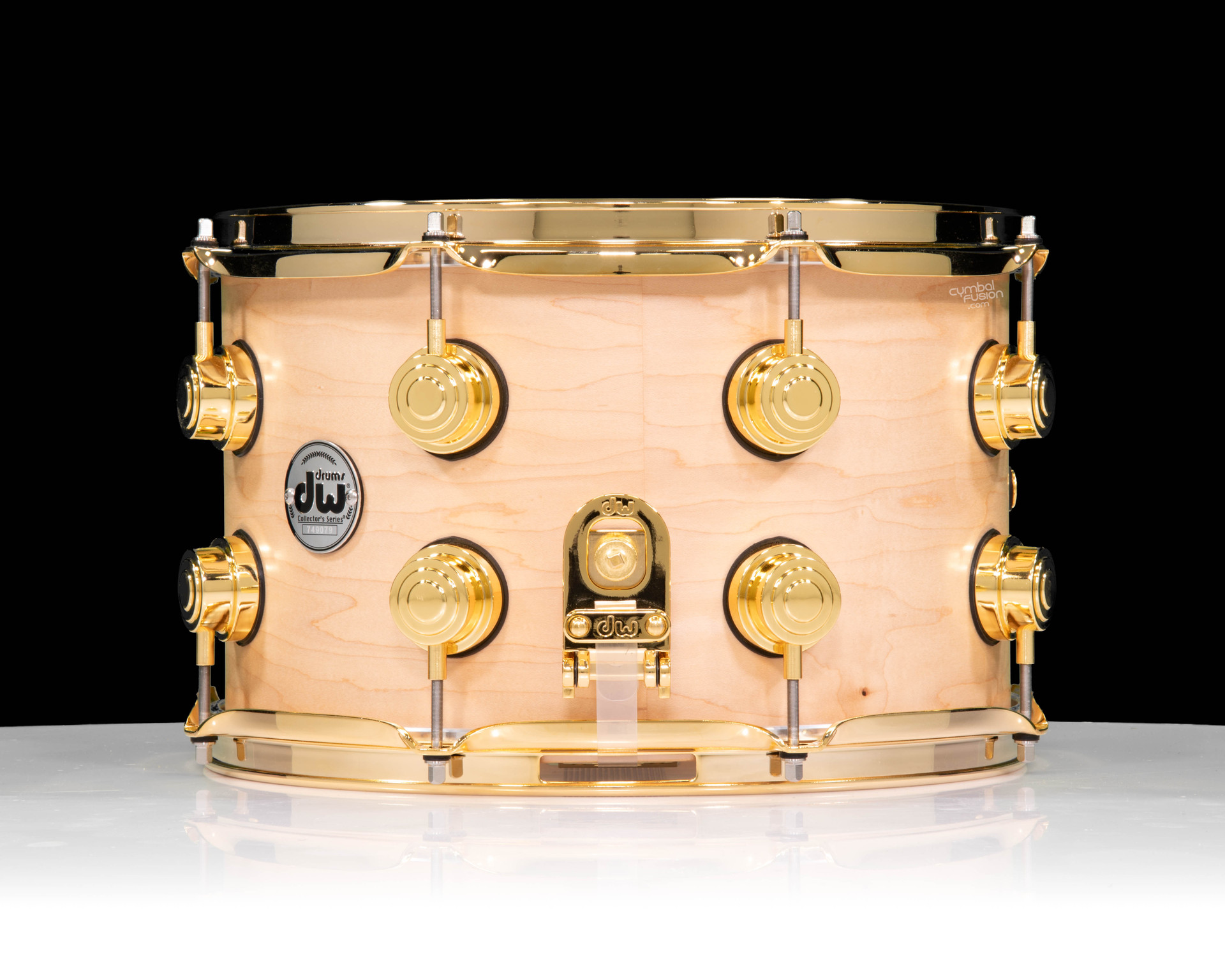 DW Collector's Series 8x13 Snare Drum - Natural Satin Oil with