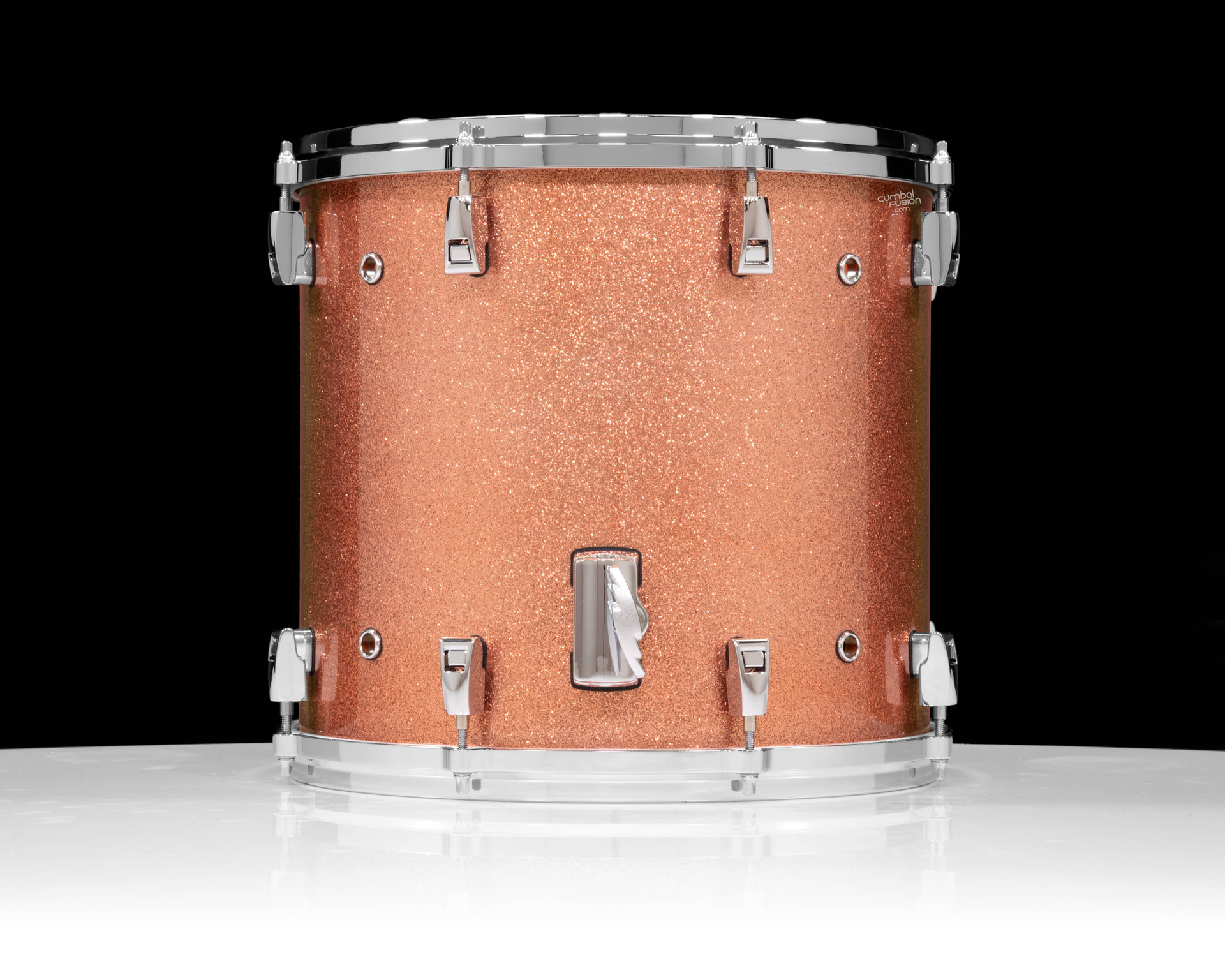Suddan×Bogor×YM mix spore Yamaha Absolute Hybrid Maple 14x13 Floor Tom - Pink Champagne