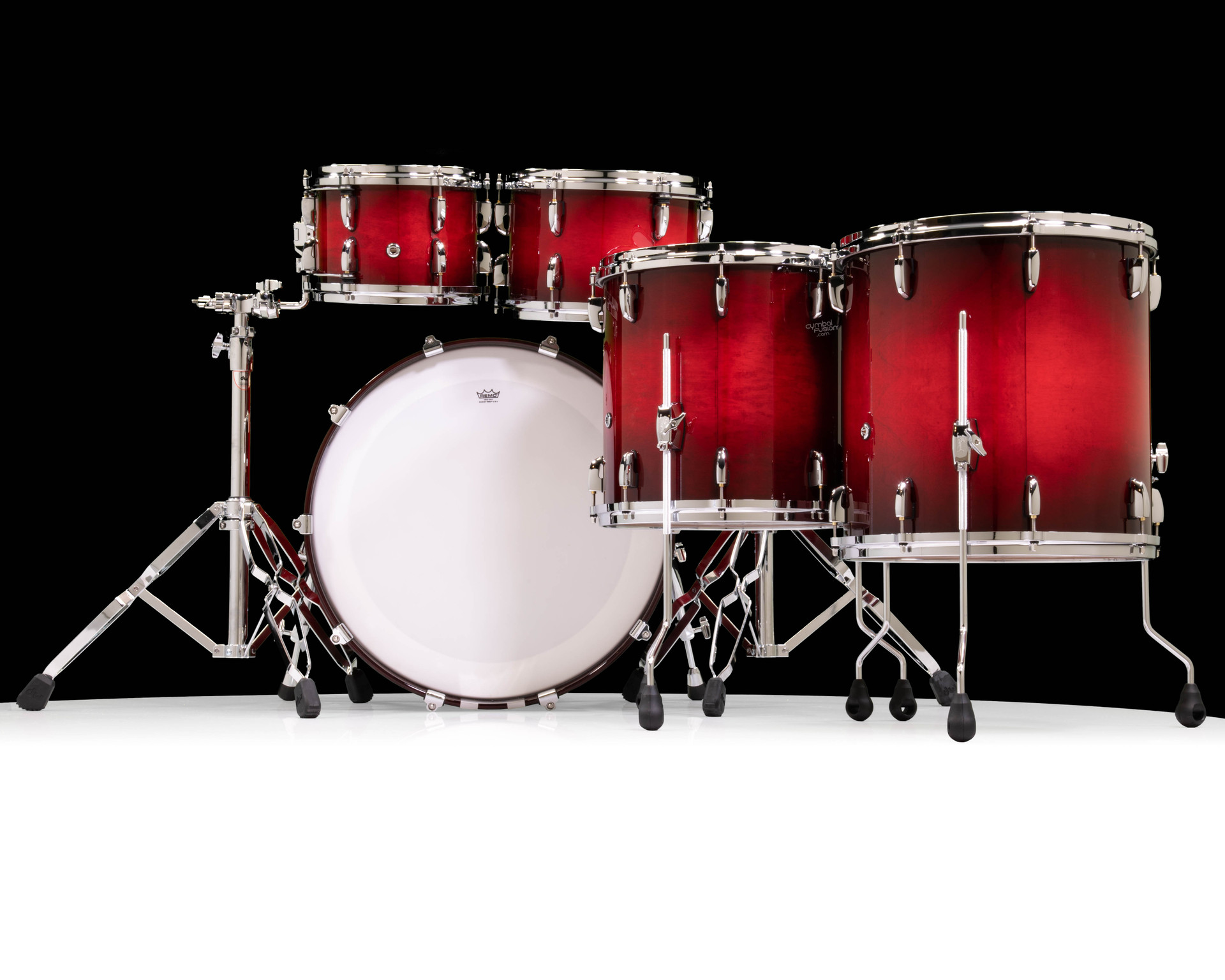 Pearl Masters Maple/Gum 5pc Shell Pack - Deep Redburst (886
