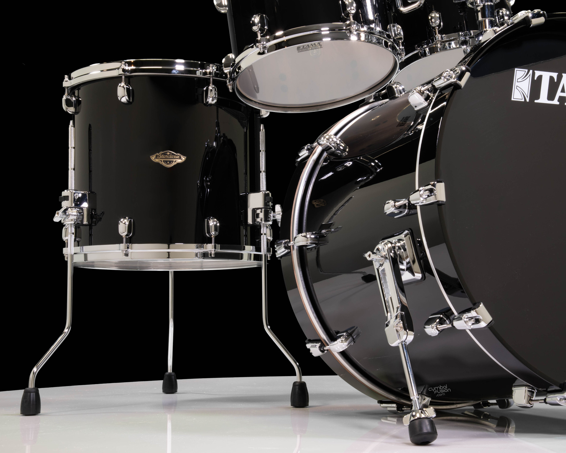 Tama Starclassic Walnut/Birch 4pc Shell Pack - Piano Black