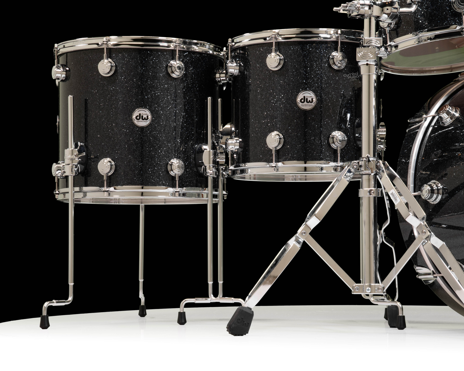 DW Collector's 5pc Maple Mahogany Kit - Black Ice