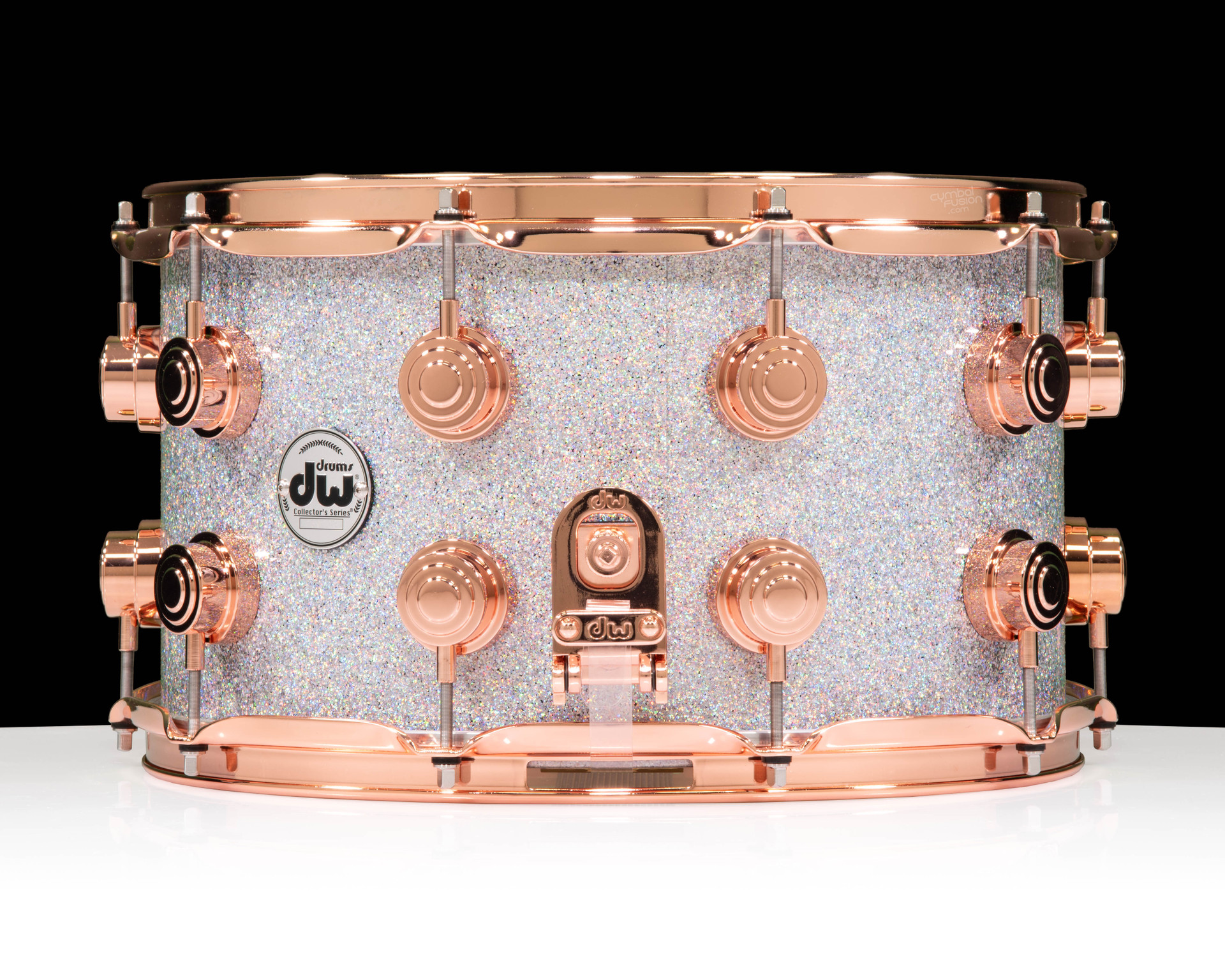DW Collector's SSC Maple 8x14 Snare Drum - Diamond Nebula - Copper HW
