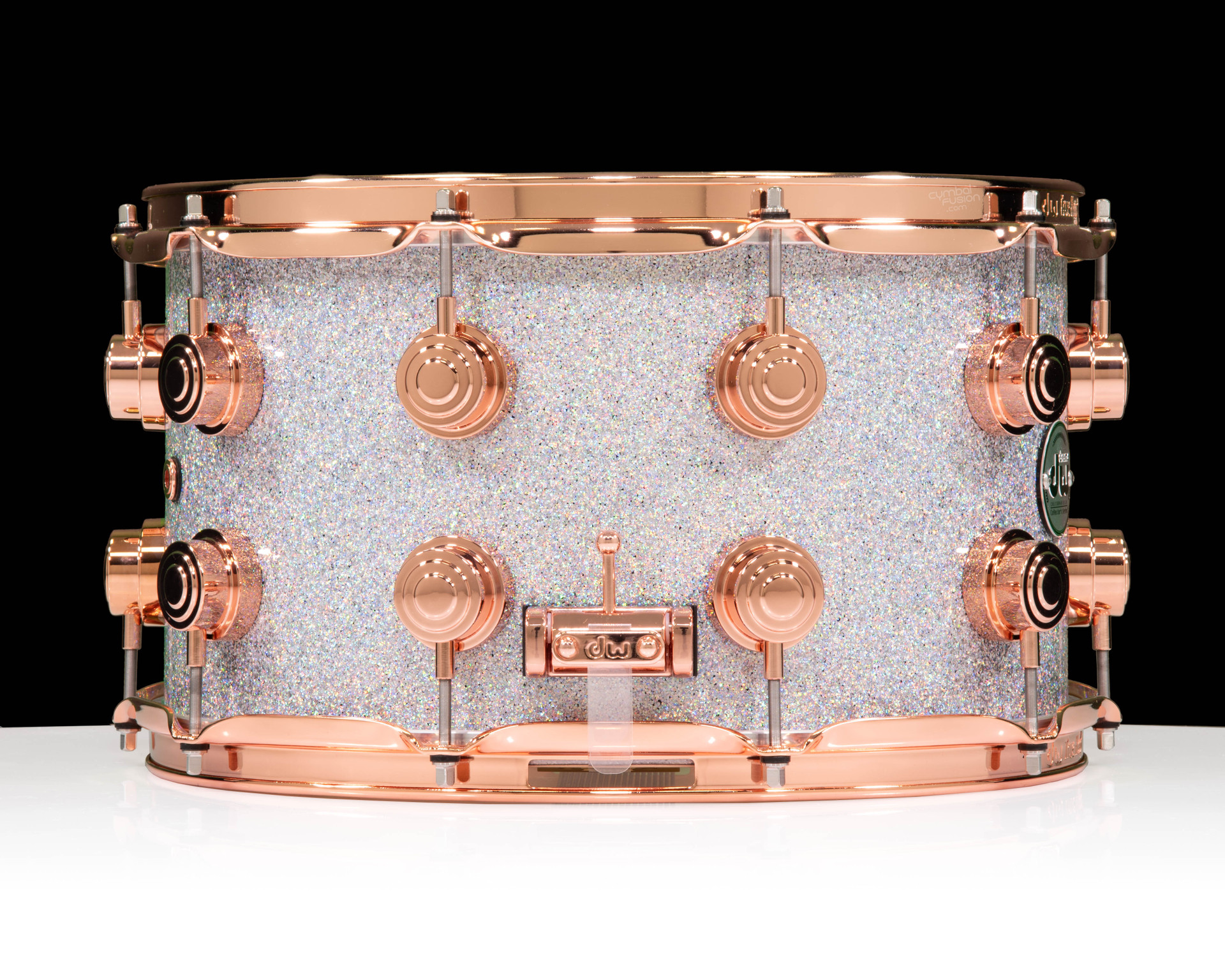 DW Collector's SSC Maple 8x14 Snare Drum - Diamond Nebula - Copper HW