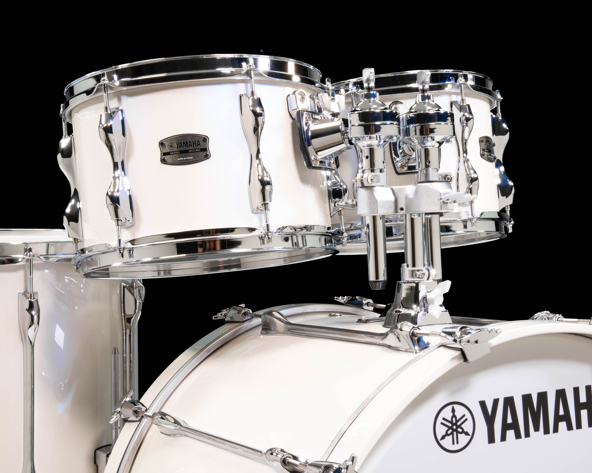Yamaha Recording Custom 4pc Shell Pack Polar White