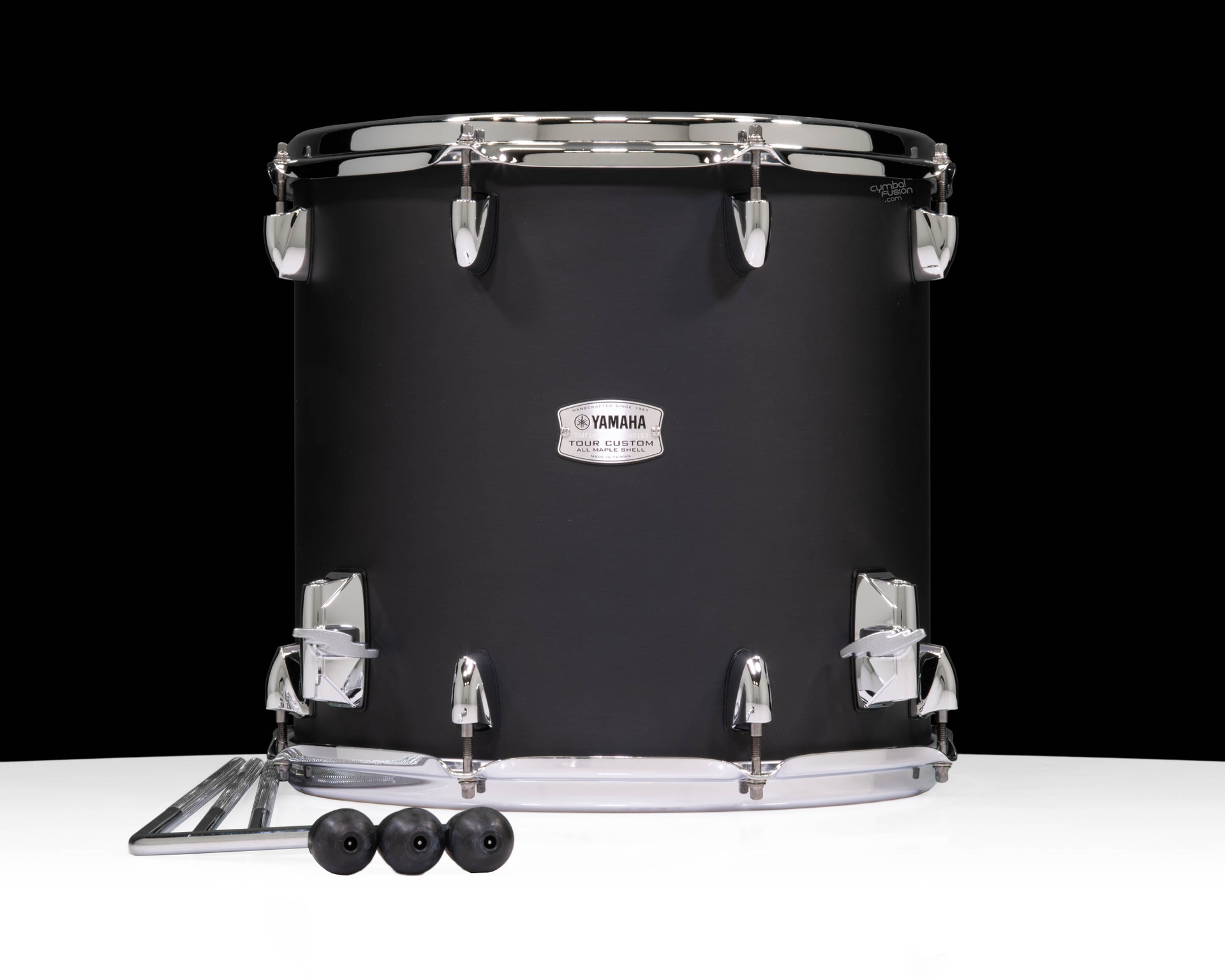 Yamaha Tour Custom 14”x13” Floor Tom – Licorice Satin | CymbalFusion