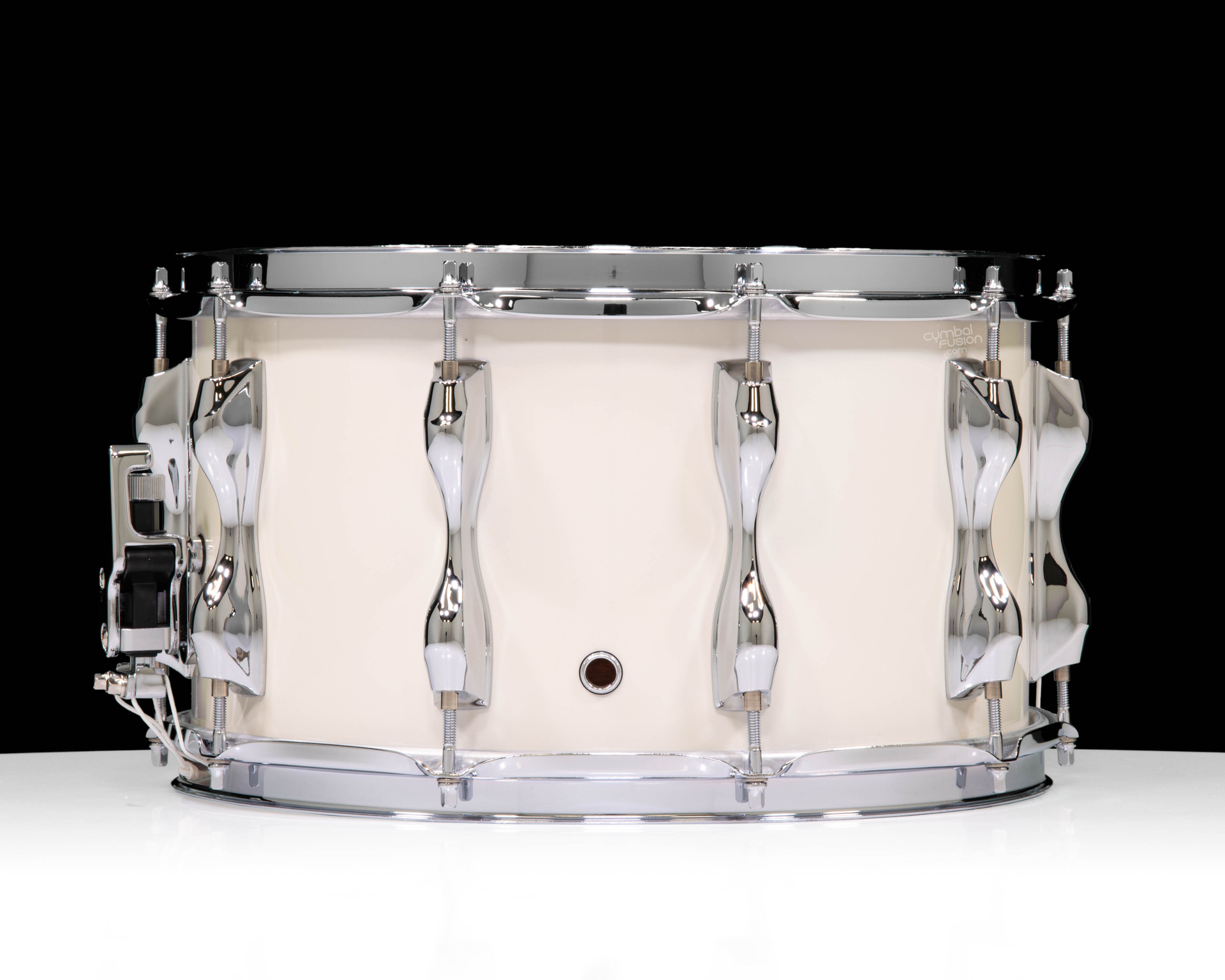 Yamaha Recording Custom Snare Drum 14”x8” – Polar White | CymbalFusion