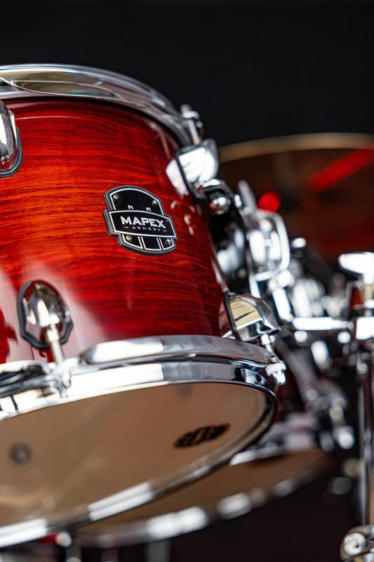 Mapex Armory Series Studioease Shell Pack Fast Toms Red Onyx Burst