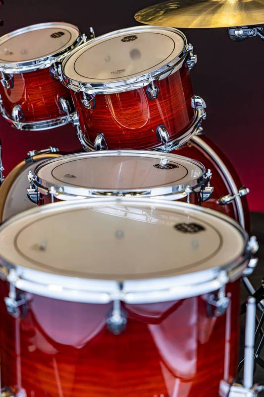 Mapex Armory Series Studioease Shell Pack Fast Toms Red Onyx Burst