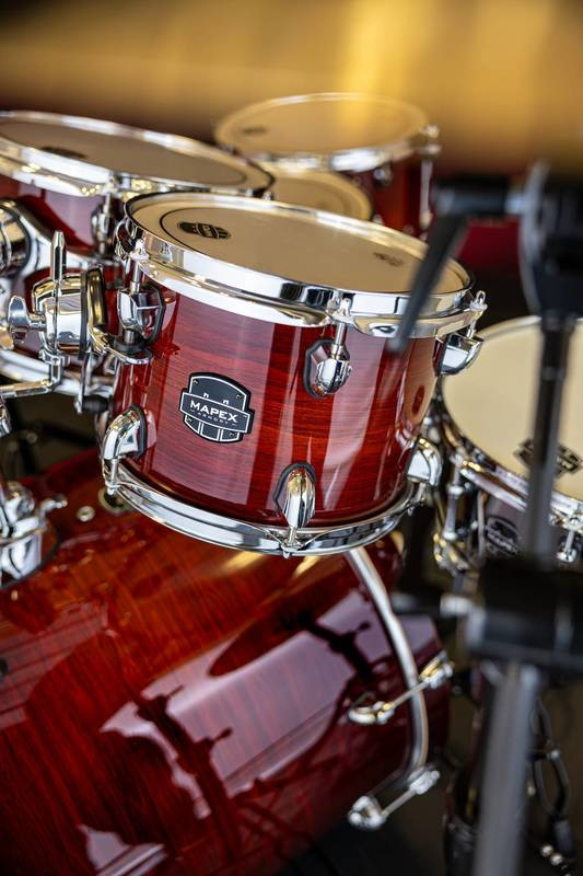 Mapex Armory Series Studioease Shell Pack Fast Toms Red Onyx Burst