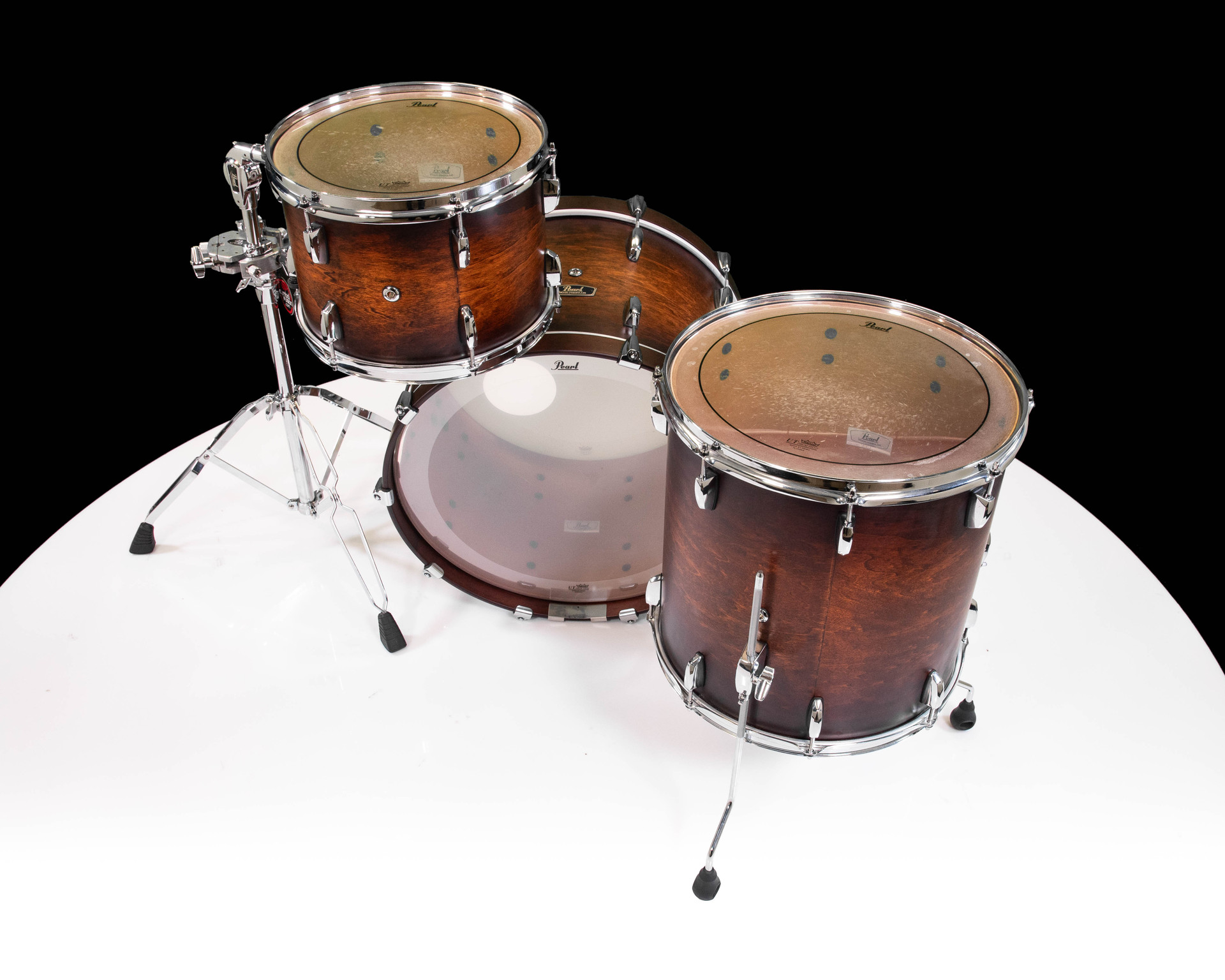 Used Pearl Wood/Fiberglass 3pc - Satin Cocoa Burst