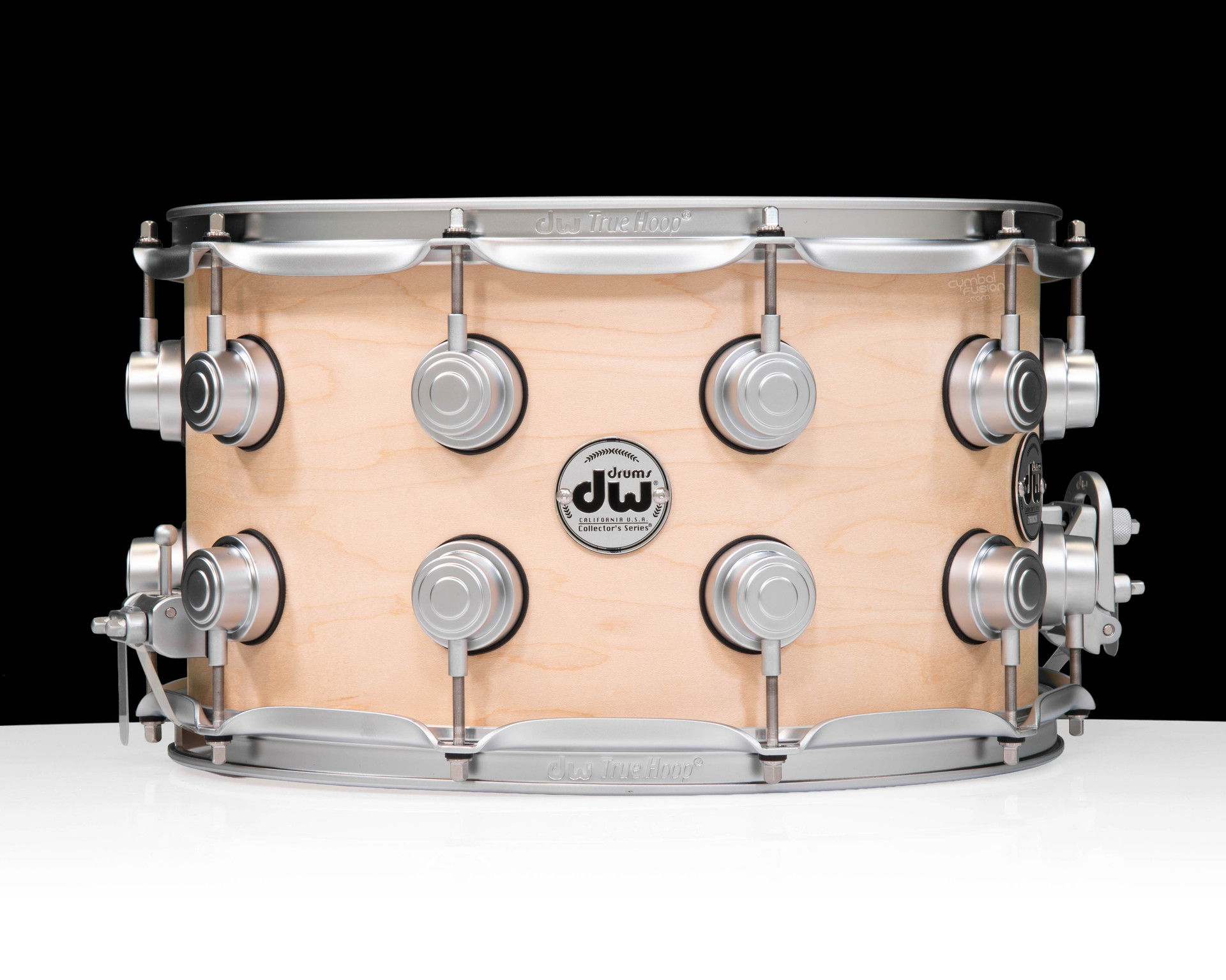 ソニア。オークル、STCC DW Collector's Series SSC Maple 8x14 Snare Drum - Natural Satin