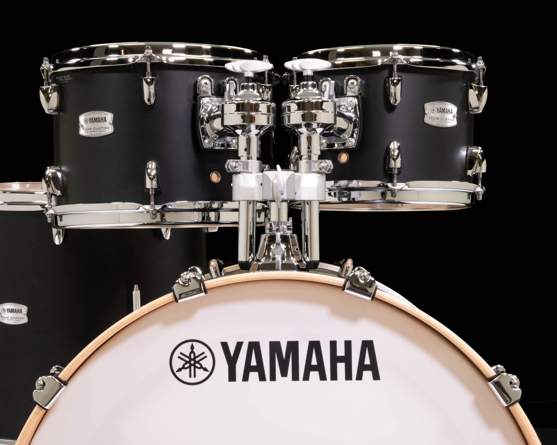 Yamaha Tour Custom 4pc Shell Pack 10/12/16/22- Licorice Satin