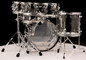 DW Acrylic Design Series Drum 6pc Set - Clear 8/10/12/16/22/14SD