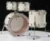 Yamaha Absolute Hybrid Maple 4pc Polar White 10/12/16/22