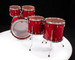 Yamaha Absolute Hybrid Maple 5pc Red Autumn 10/12/14/16/22