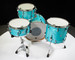 Sonor Vintage Series 4pc 13/16/22/14SD - California Blue w/Mount