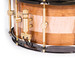 Cherry Hill Drums 14x7 Fiddleback Maple / Mottled Cherry w/Black Hoops