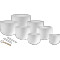 Meinl Sonic Energy Crystal Singing Bowl Chakra Set (CSBSETCHA)