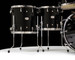 Yamaha PHX 6pc Shell Pack - Solid Black Lacquer 8/10/12/14/16/22