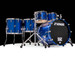 Sonor SQ2 6pc Vintage Maple Shell Pack - Sapphire Sparkle