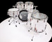 Robot Drum Co. Hive Series – 6-Piece Clear Acrylic Kit